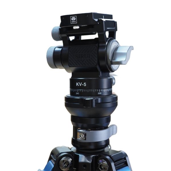 Chân máy quay Sirui Carbon L-224F kèm đầu KV-5