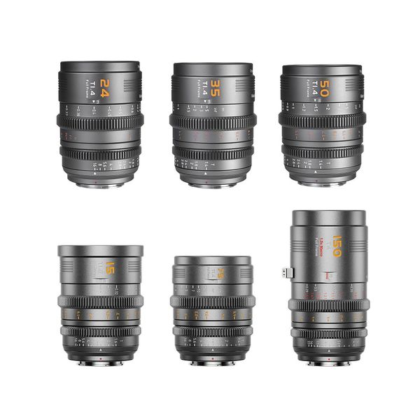 Combo 6 ống kính Cine SIRUI Vision Prime (VP1) 15/24/35/50/75/150mm