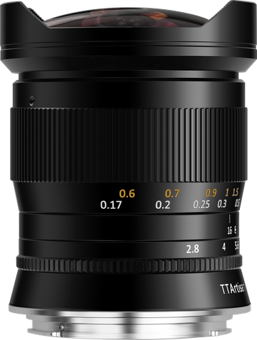 Ống kính Fisheye TTArtisan 11mm F2.8 for Sony E, Nikon Z, Nikon F, Lumix L, Canon RF, Canon EF (full-frame)