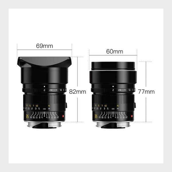 Ống kính TTArtisan APO-M 35mm F2 ASPH. dành cho ngàm Leica M