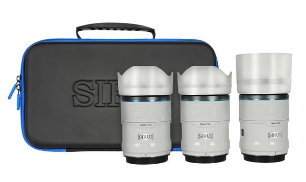 Combo 3 ống kính SIRUI Sniper 23/33/56mm F1.2 AF