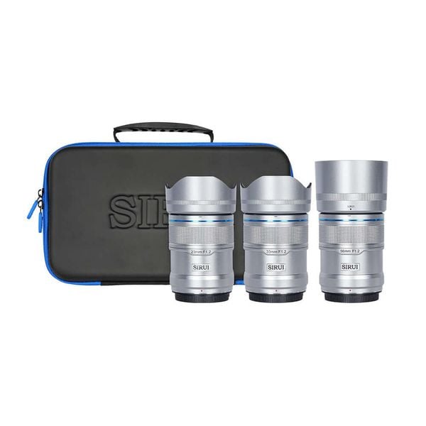 Combo 3 ống kính SIRUI Sniper 23/33/56mm F1.2 AF