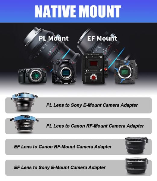 Ống kính Cine Macro SIRUI Jupiter 35mm T2 Full-frame