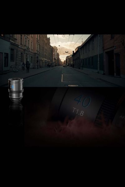 Ống kính SIRUI 40mm T1.8 Anamorphic 1.33X AF S35