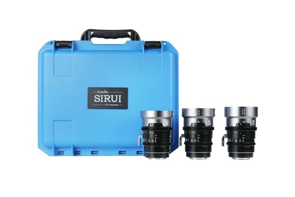 Combo 3 ống kính Cine Anamorphic SIRUI IronStar 35/45/60mm 1.5X