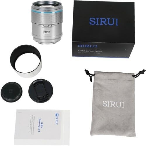 Ống kính SIRUI Sniper 75mm F1.2 AF Fujifilm X cũ (đã qua sử dụng)