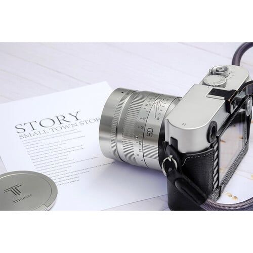 Ống kính TTArtisan 50mm F0.95 (Bạc) cũ 99% dành cho ngàm Leica M