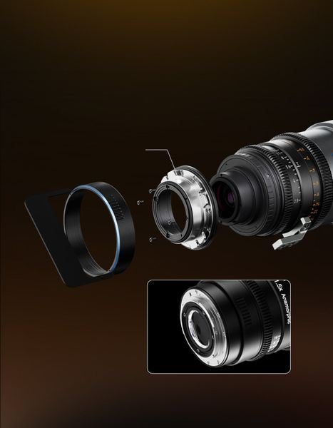 Ống kính Cine Anamorphic SIRUI IronStar 100mm T2.8 1.5X