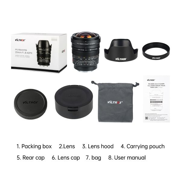Ống kính Viltrox MF 20mm F1.8 ASPH. dành cho ngàm Sony E