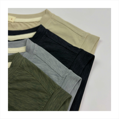 Áo tank nam PAPKA 1008 chất Cotton Jersey màu xám co dãn thấm hút cực thoáng mát