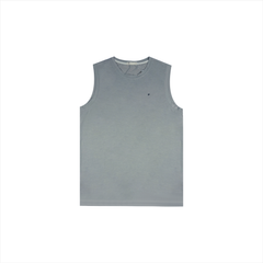 Áo tank nam PAPKA 1008 chất Cotton Jersey màu xám co dãn thấm hút cực thoáng mát