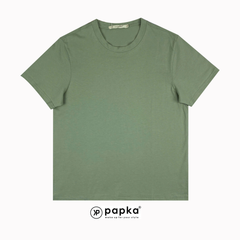 Áo thun Tshirt nam Papka 1036 cơ bản màu đỏ đậm chất cotton form rộng tạo cảm giác thoải mái tuyệt đối