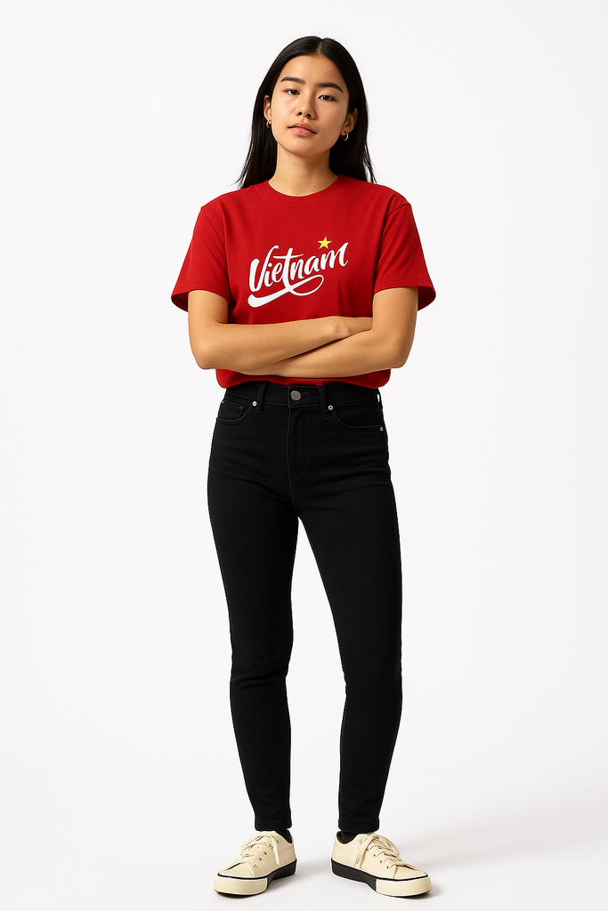 Quần Jeans nữ Papka 4056 màu đen form Regular cơ bản đơn giản nhưng phong cách