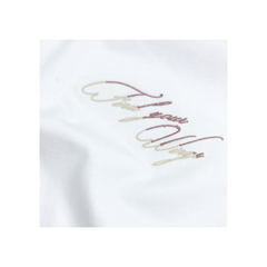 Áo Tshirt nam PAPKA 1076 chất Cotton 100% màu trắng thêu chữ FIND YOUR WINGS