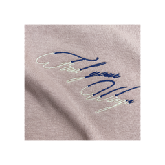 Áo Tshirt nam PAPKA 1076 chất Cotton 100% màu hồng thêu chữ FIND YOUR WINGS