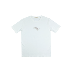 Áo Tshirt nam PAPKA 1076 chất Cotton 100% màu trắng thêu chữ FIND YOUR WINGS