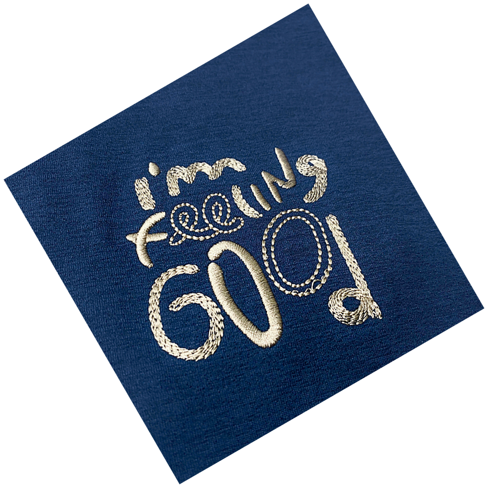 Áo Tshirt nam PAPKA 1076 màu trắng chất Cotton PC in chữ Im Feeling Good