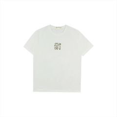 Áo Tshirt nam PAPKA 1076 màu trắng chất Cotton PC in chữ Im Feeling Good