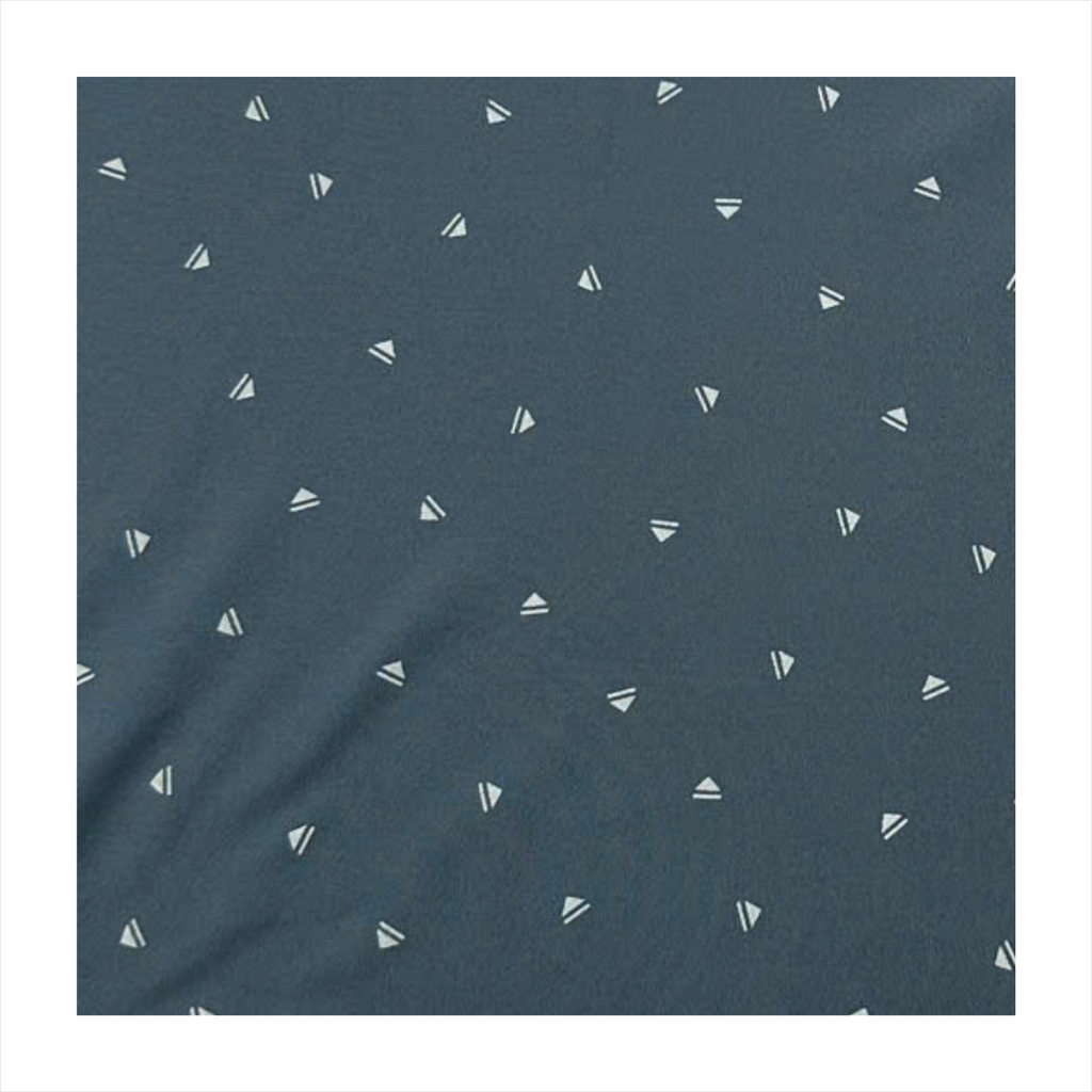 Áo polo nam PAPKA 1090 thun lạnh màu xanh nhớt in họa tiết thoáng mát năng động