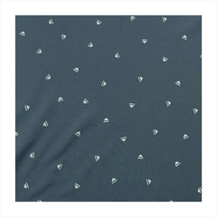 Áo polo nam PAPKA 1090 thun lạnh màu xanh nhớt in họa tiết thoáng mát năng động