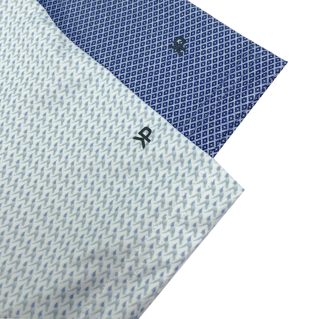 Áo polo GOLF nam PAPKA 1107 màu trắng với chi tiết không sử dụng bo cổ và bo tay tạo sự thoải mái tuyệt đối