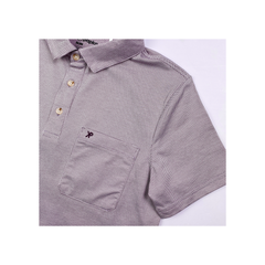 Áo Polo Nam PAPKA 1107 màu đỏ có túi thêu lưới nhỏ form Slim Fit bền đẹp