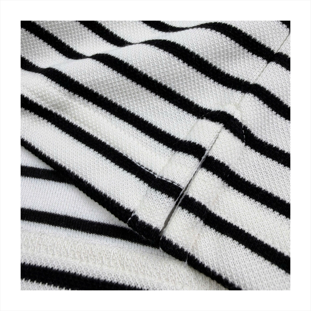 Polo nam PAPKA 1117 chất Cotton Jersey dệt sọc cao cấp bền đẹp