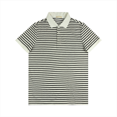 Polo nam PAPKA 1117 chất Cotton Jersey dệt sọc cao cấp bền đẹp