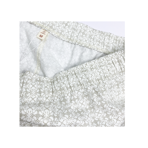 Quần boxer cotton mặc nhà nam PAPKA 2015 màu trắng in hoạ tiết thoáng mát dễ chịu