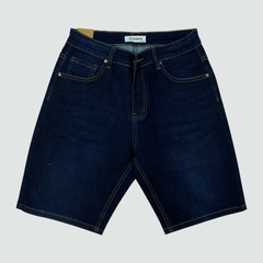 Quần short Jeans nam Papka 2014 màu xanh đậm wax form Regular rộng rãi co dãn tốt