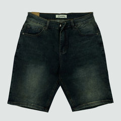Quần short Jeans nam Papka 2014 màu xanh đậm wax form Regular rộng rãi co dãn tốt