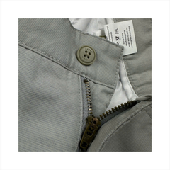 Quần short kaki nam Papka 2026 màu ghi xám trơn đơn giản cá tính