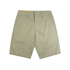 Quần short kaki nam PAPKA 2032 màu kem sọc caro mini form thoải mái trẻ trung