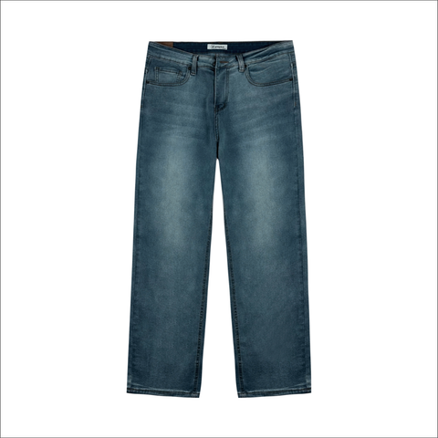 Quần jeans nam Papka 2044 màu xanh đá với form Straight rộng hơn, dày hơn và ống quần thẳng hơn tạo sự thoải mái và hơi hướng cổ điển nhưng vẫn hiện đại