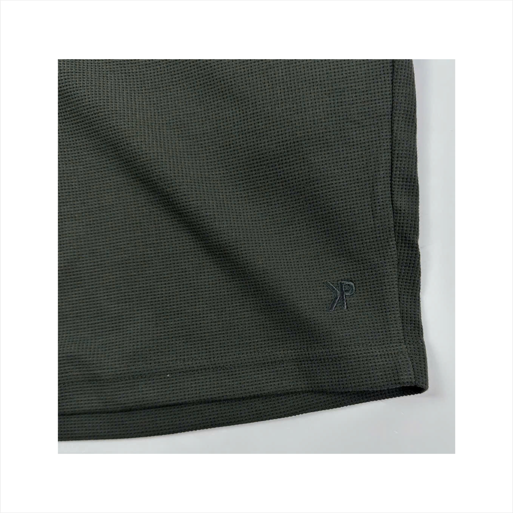 Quần thun thể thao nam PAPKA 2047 màu đen chất Cotton PC lưới thoáng mát