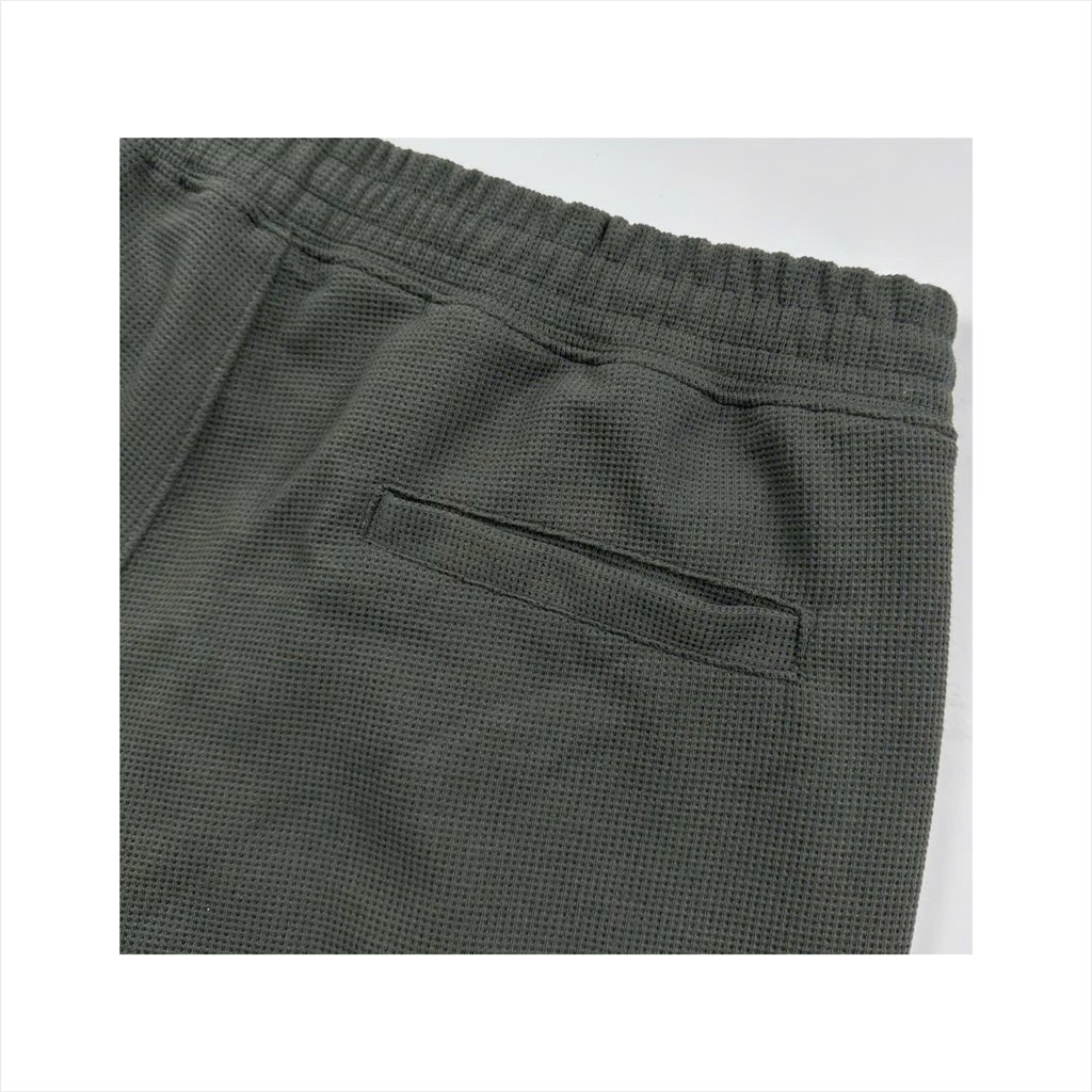 Quần thun thể thao nam PAPKA 2047 màu đen chất Cotton PC lưới thoáng mát