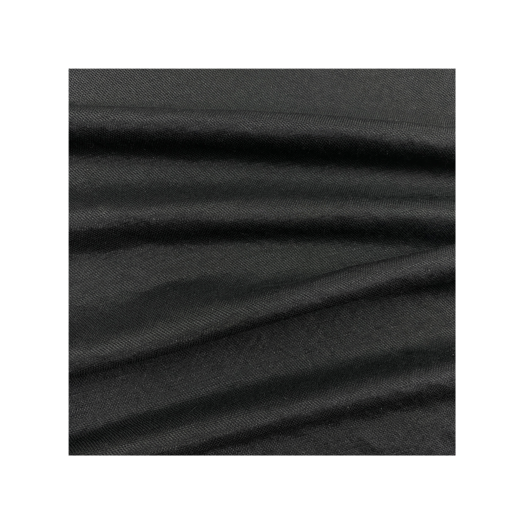 Áo thun nữ Papka 3031 màu đen xẻ tà lệch chất vải Cotton Jersey AIRism mềm nhẹ, thoáng mát