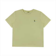 Áo thun nữ Papka 3043 màu trắng kem form suông thêu hoa