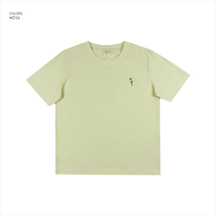 Áo Tshirt nữ PAPKA 3043 màu kem form cơ bản chất vải PC Cotton thêu chữ My plan God's plan mang ý nghĩa tích cực