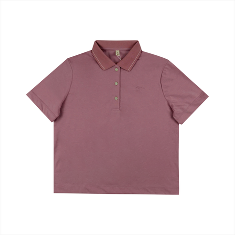 Áo polo nữ PAPKA 3053 màu hồng ruốc thanh lịch trẻ trung