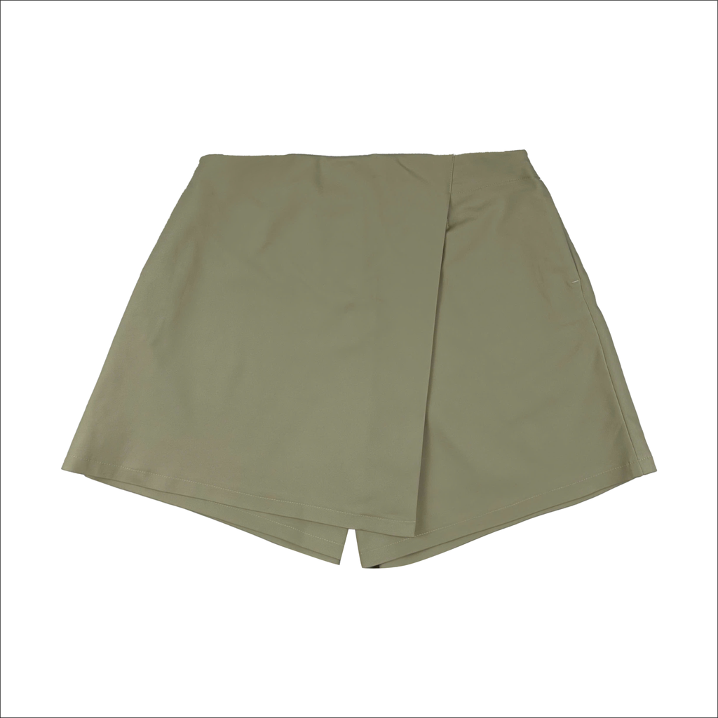 Quần kaki nữ Papka 4050 váy đắp màu kem thanh lịch và trẻ trung.