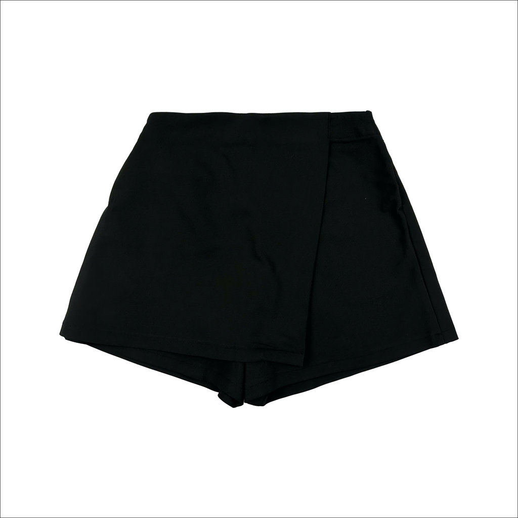 Quần kaki nữ Papka 4050 váy đắp màu đen thanh lịch và trẻ trung.