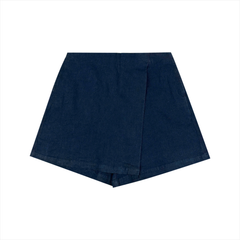 Quần váy ngắn nữ Papka 4050 chất kaki jeans dày dặn nhưng vẫn duyên dáng nữ tính