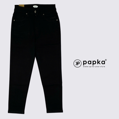 Quần Jeans nữ Papka 4056 màu đen form Regular cơ bản đơn giản nhưng phong cách