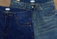 Quần jeans nữ Papka 4058 màu xanh đá ống siêu rộng, trendy, trẻ trung và năng động.