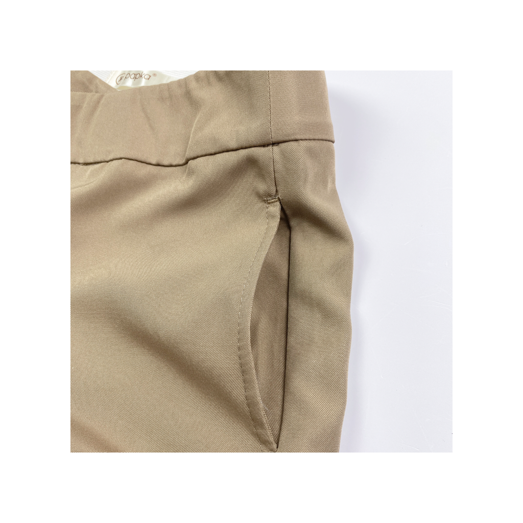 Quần tây nữ PAPKA 4064 màu be form baggy thoải mái trẻ trung thanh lịch