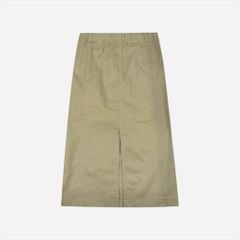 Chân váy midi nữ Papka 4070 màu xanh đen kaki form chữ I che khuyết điểm trẻ trung, năng động và ứng dụng cao