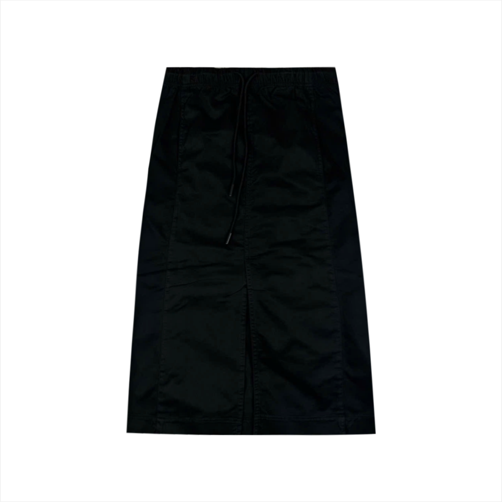 Chân váy midi nữ Papka 4070 màu xanh đen kaki form chữ I che khuyết điểm trẻ trung, năng động và ứng dụng cao