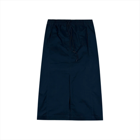 Chân váy midi nữ Papka 4070 màu xanh đen kaki form chữ I che khuyết điểm trẻ trung, năng động và ứng dụng cao