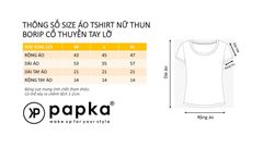 Áo thun nữ PAPKA 3032 chất thun Cotton Jersey borip trắng sọc đen  nữ tính thoải mái